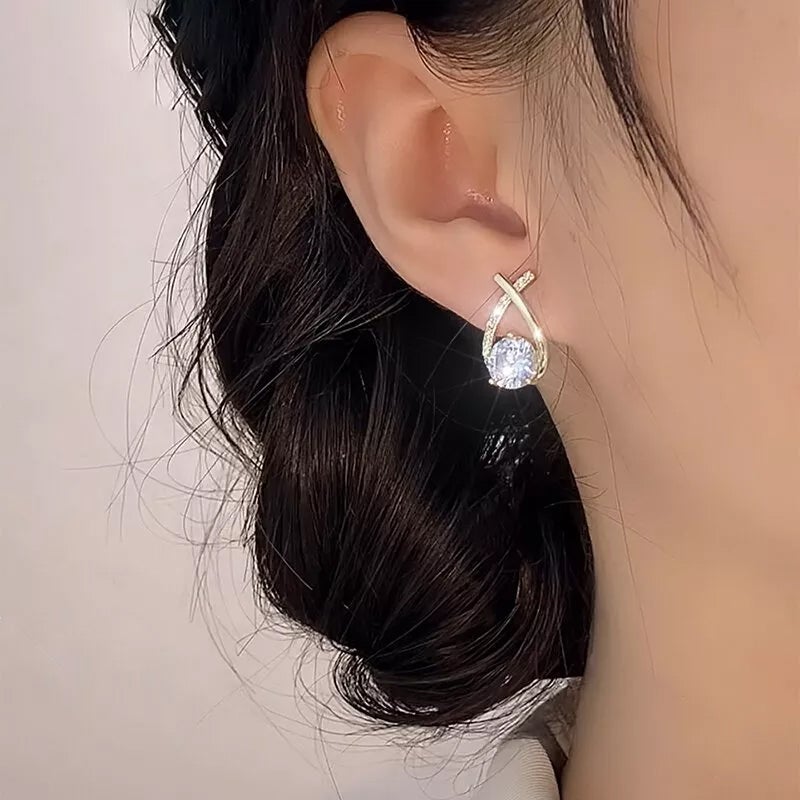 Aretes de cola de sirena