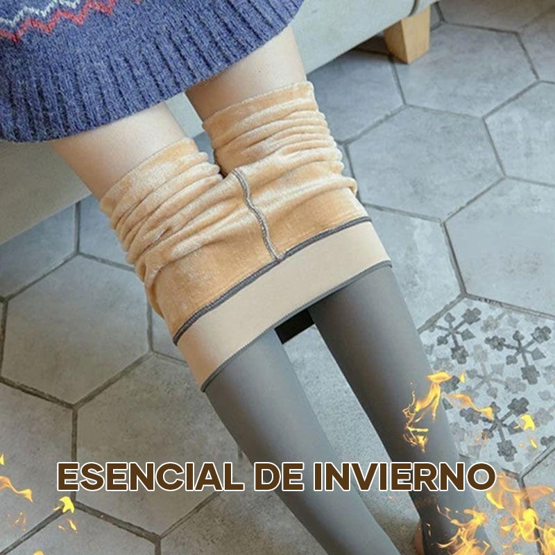 Leggings de medias cálidas de invierno