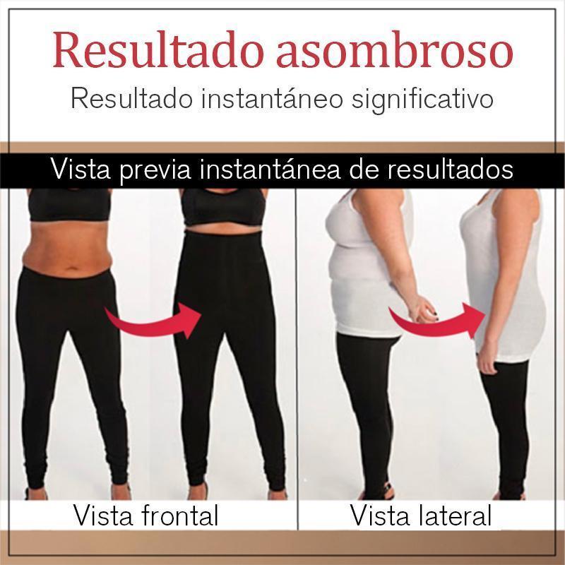 Legging de imitación de piel sintética elástica