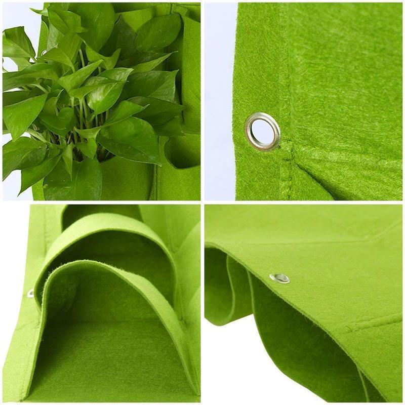 Bolsa colgante vertical para plantas