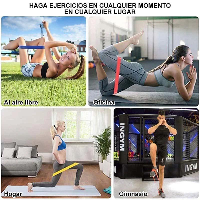 Juego de bandas elásticas para yoga (5 pcs)