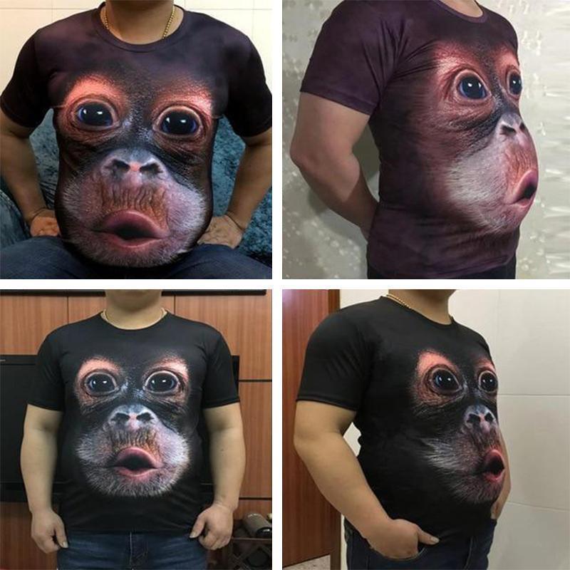 Divertida Gorilla 3D T-shirt