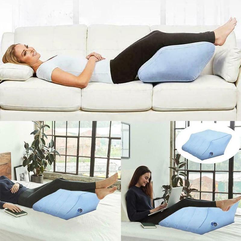 Almohada inflable de la pierna