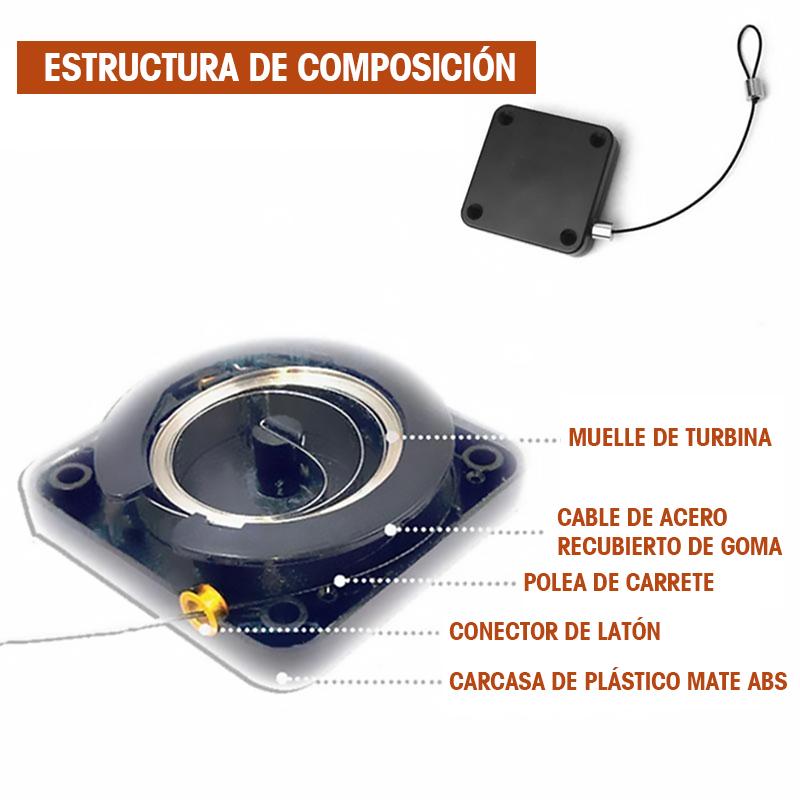 Cierrapuertas automático con sensor sin perforaciones