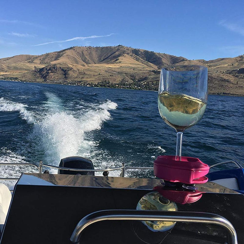 Soporte para copa de vino al aire libre tres en uno