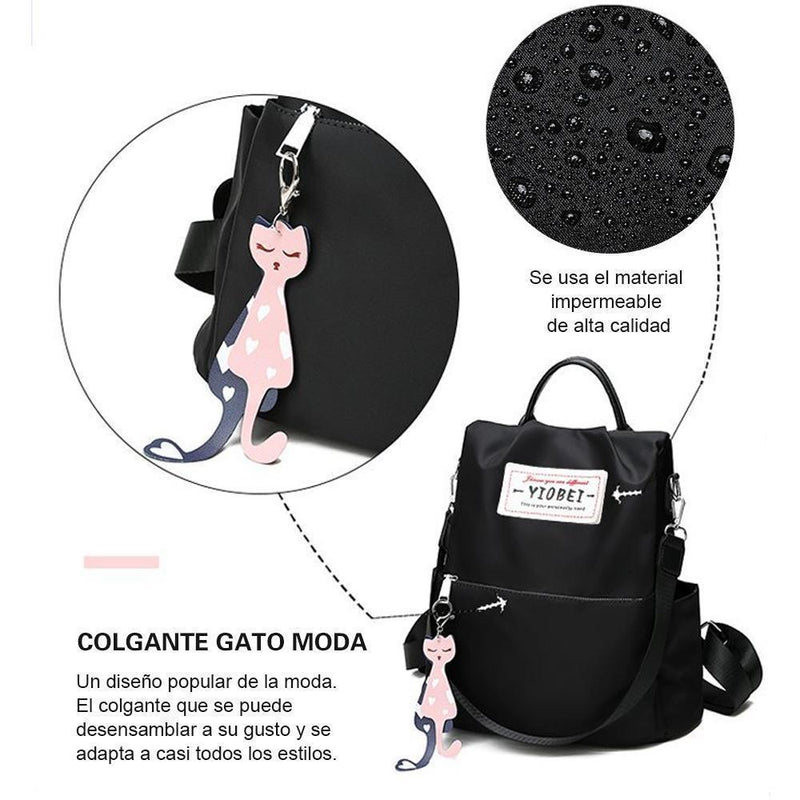 Bolso multifuncional en mochila y bandolera