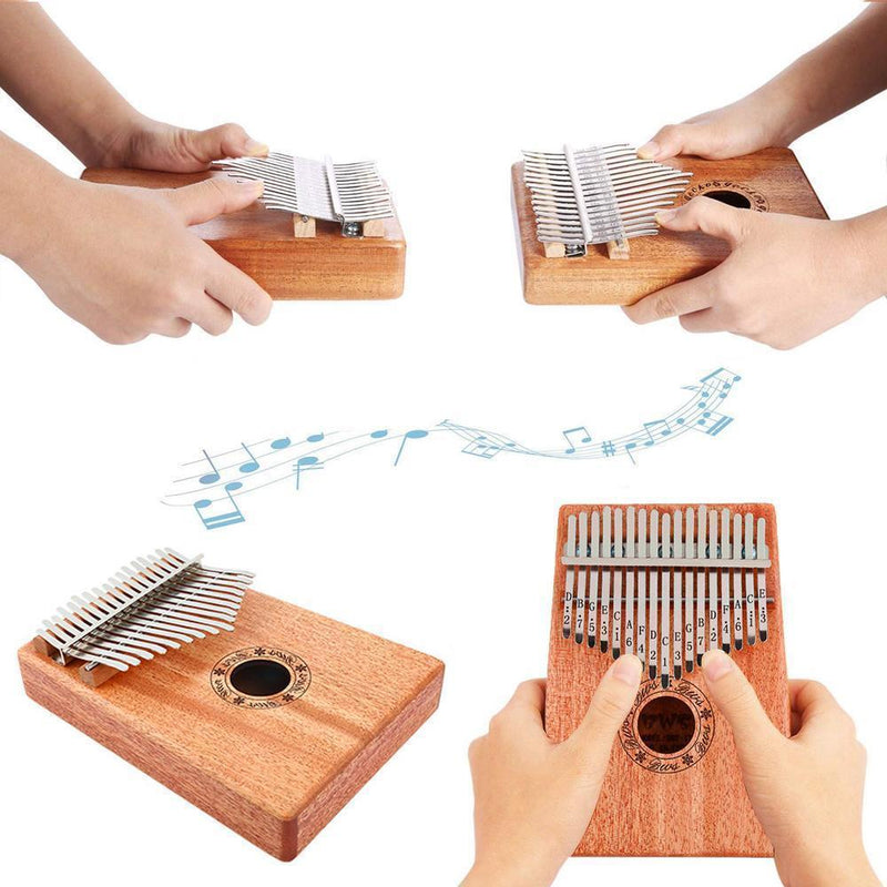 Kalimba pulgar piano, 10 ó 17 teclas