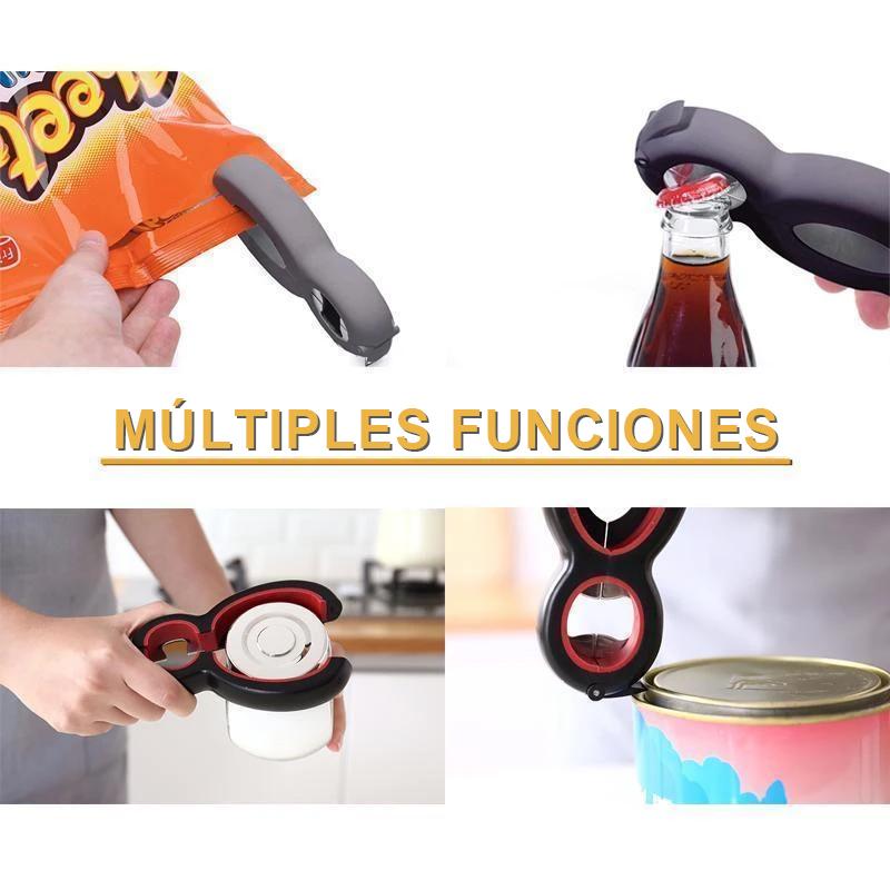 6 en 1 Abrebotellas multifuncional