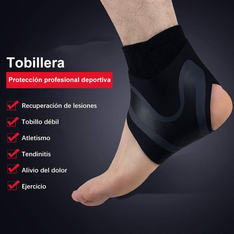 ComoVidaâ„?Tobillera Transpirable con Soporte Ajustable para Tobillo (Un Par)