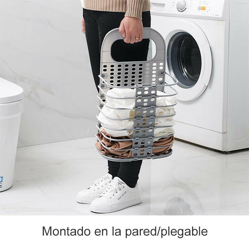 Cesto de ropa plegable para el hogar