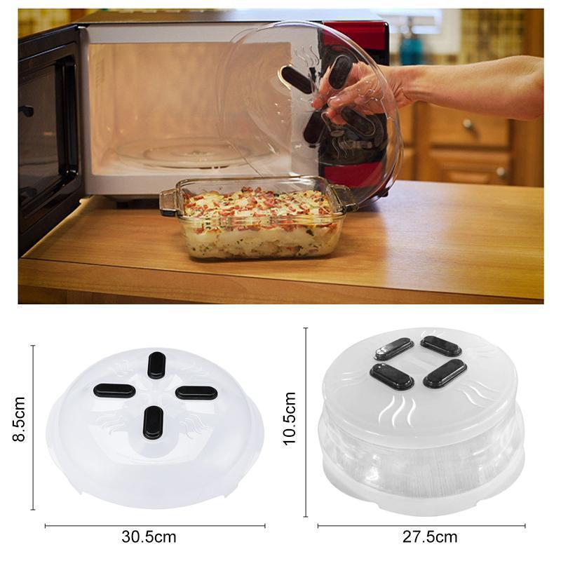 Tapa antisalpicaduras de microondas magnética