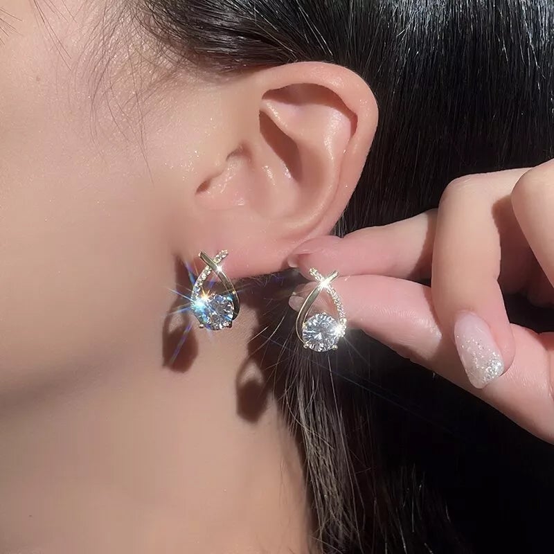 Aretes de cola de sirena