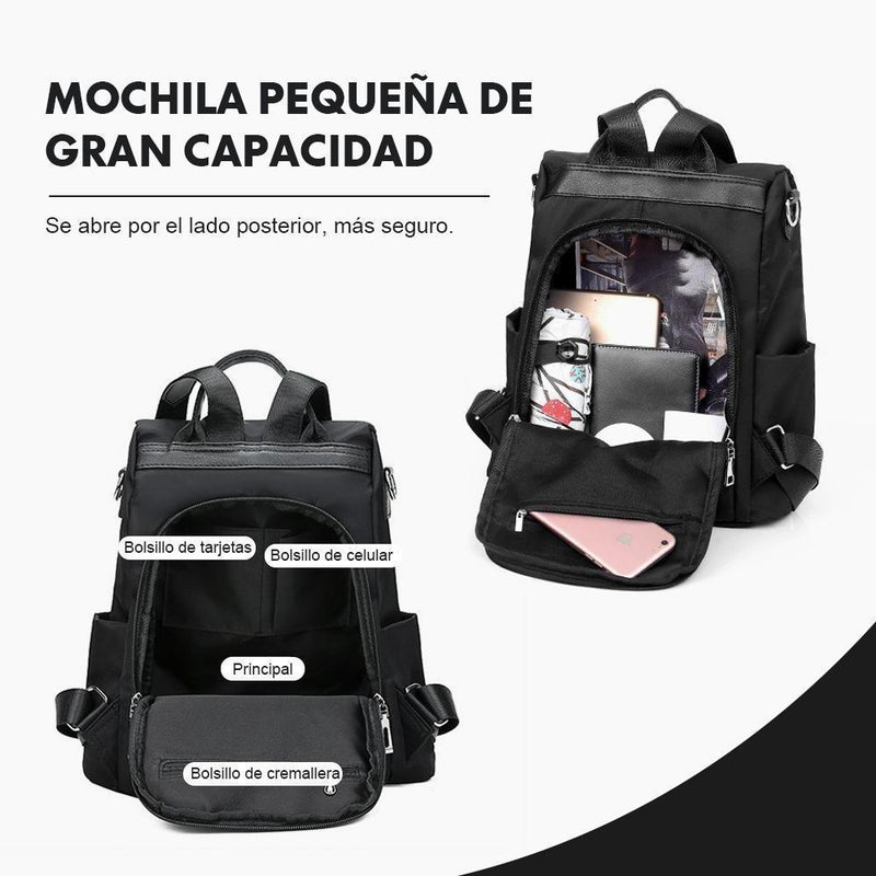 Bolso multifuncional en mochila y bandolera