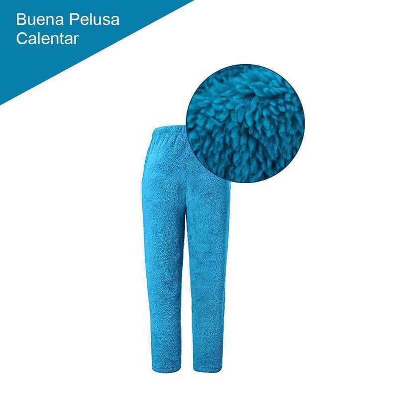 Pantalones Casuales de Felpa de Señoras