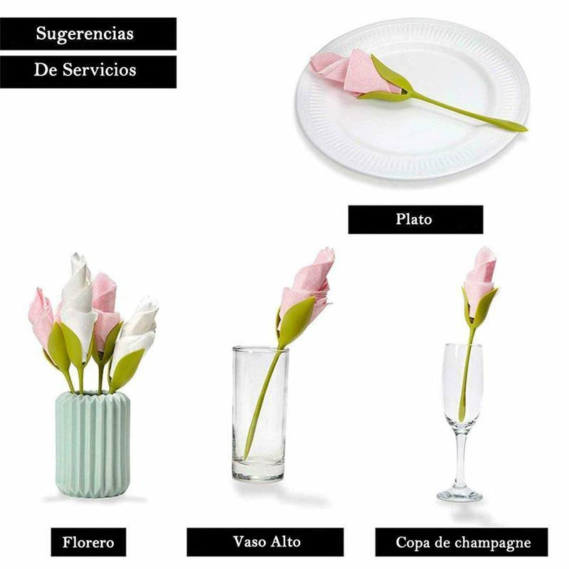 Bloom Napkin Holders-Las flores de las servilletas de papel