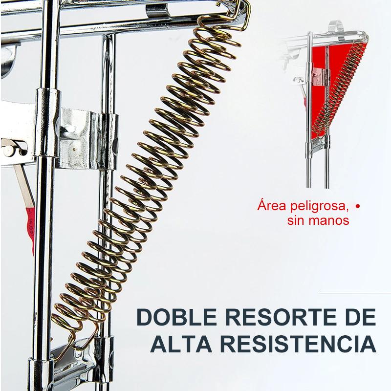 Soporte automático de caña de pescar de resorte