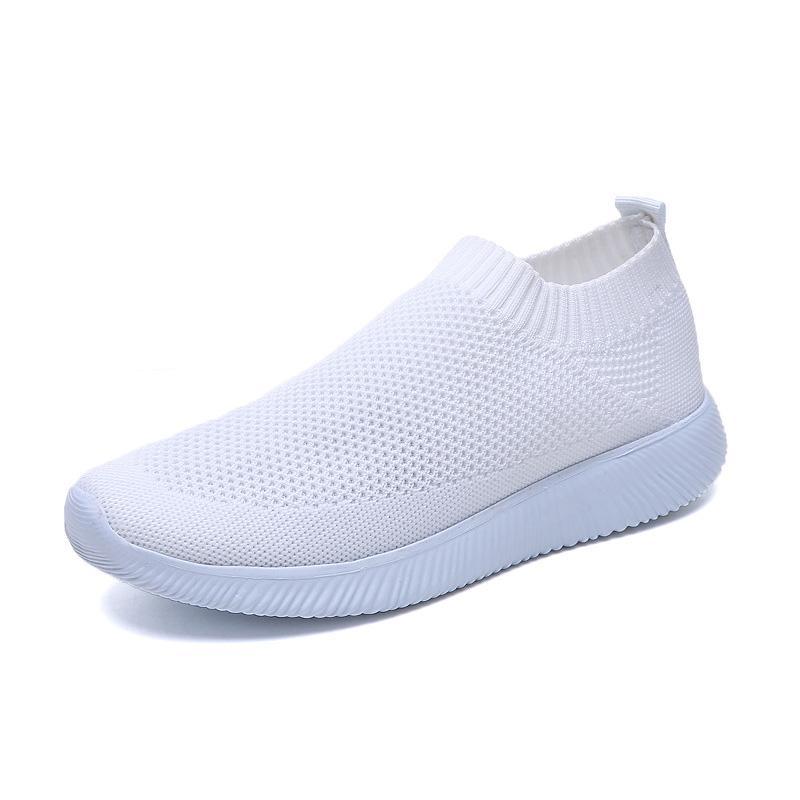 Zapatos redondos Flying knit sneakers