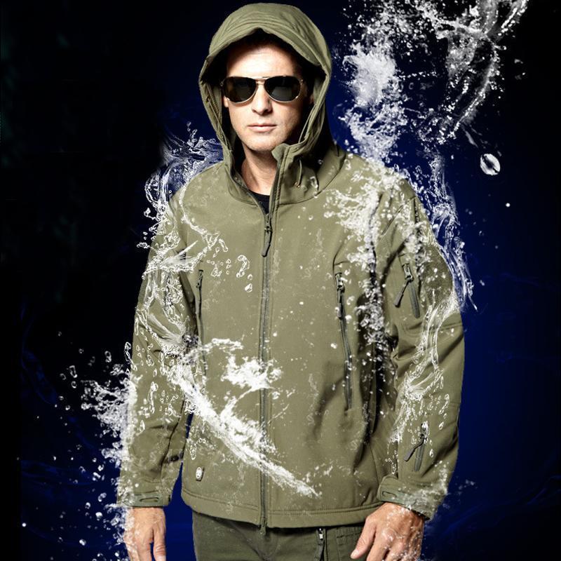 Chaquetas de camuflaje tácticas impermeables