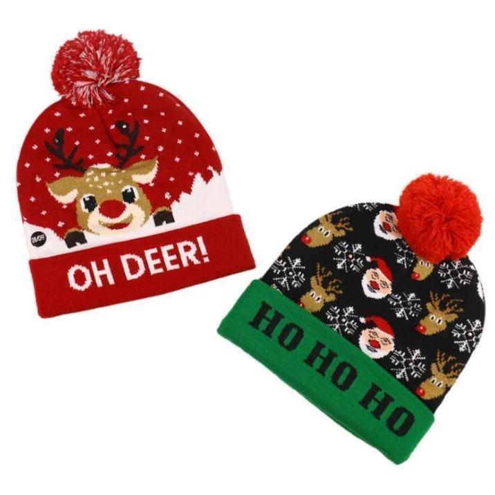 Gorros de Navidad LED